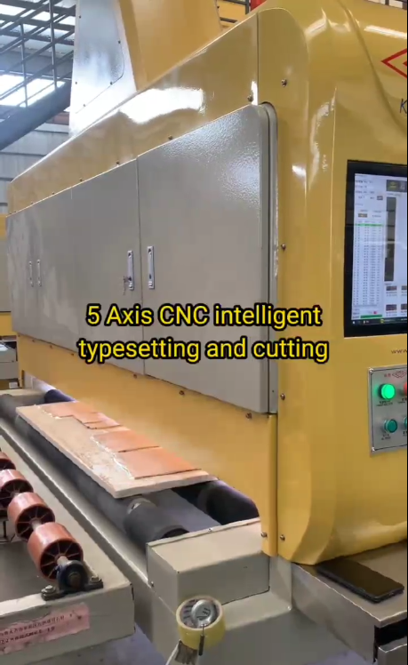Five axis cnc intelligent typesetting and cutting
