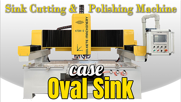 Sink Cutting and Polishing Machine, Oval Sink Cutting
